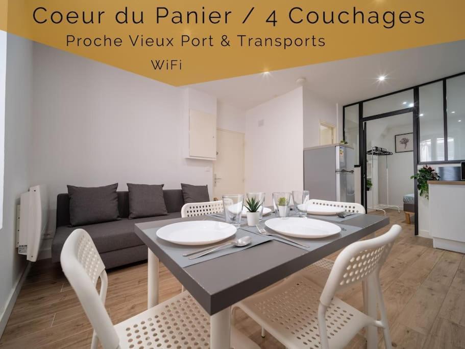 Appartement Tout Equipe Au Coeur Du Panier Vieux Port Marseille Eksteriør billede